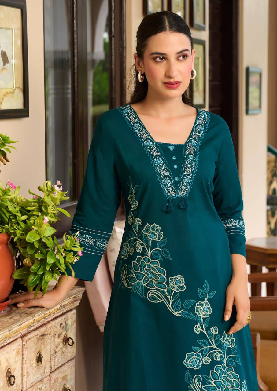 AMRITA  By KARISSA 1201 To 1204 Series Beautiful Festive Suits Colourful premium Bombay cotton co-ord sets At Wholesale Price